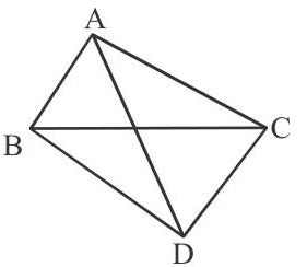Rhombus ABCD with diagonals