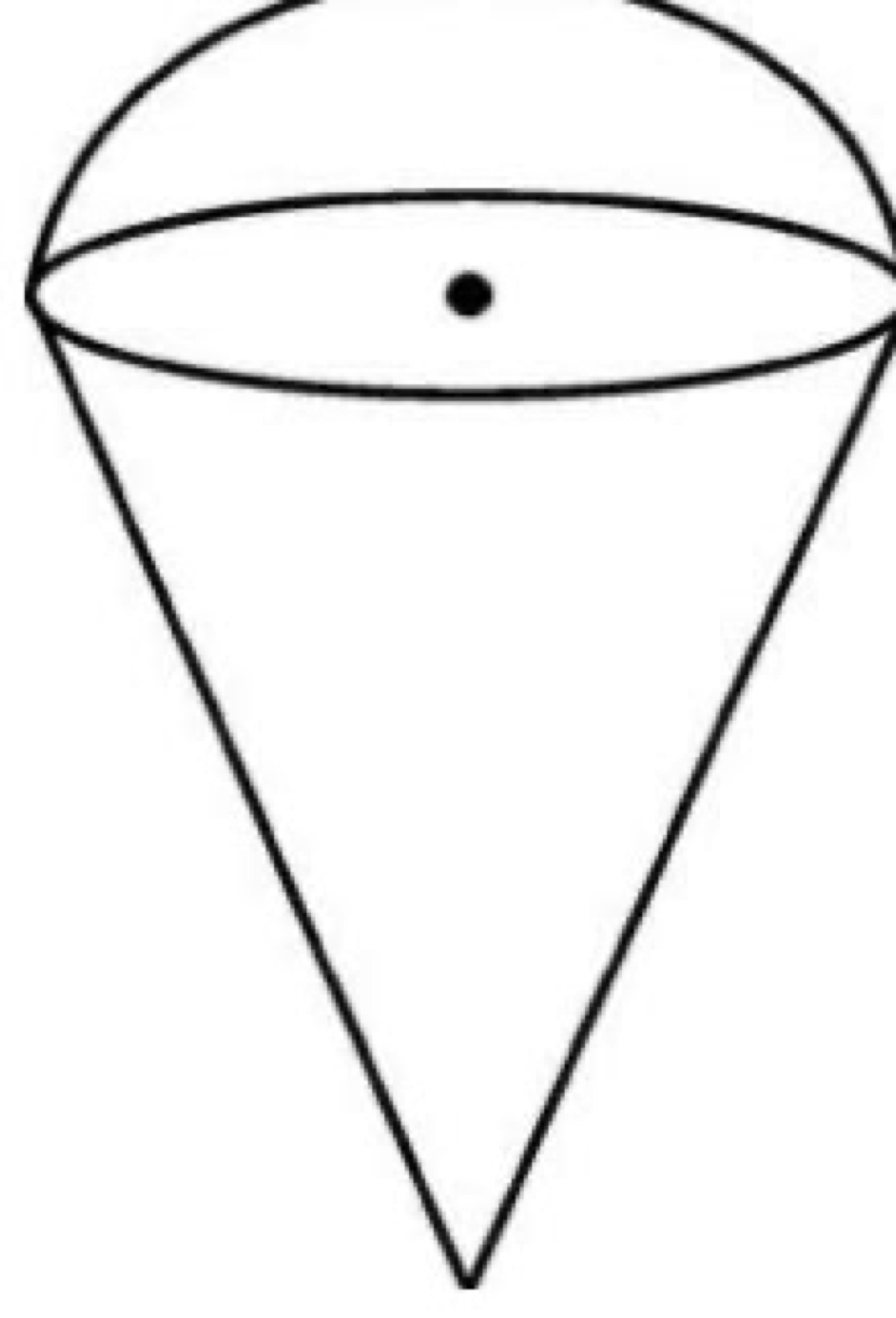 Cone with hemisphere on top
