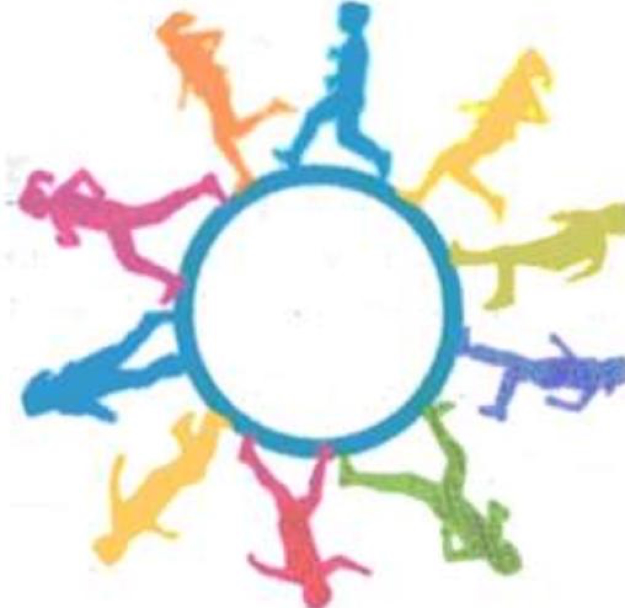 Charity run illustration