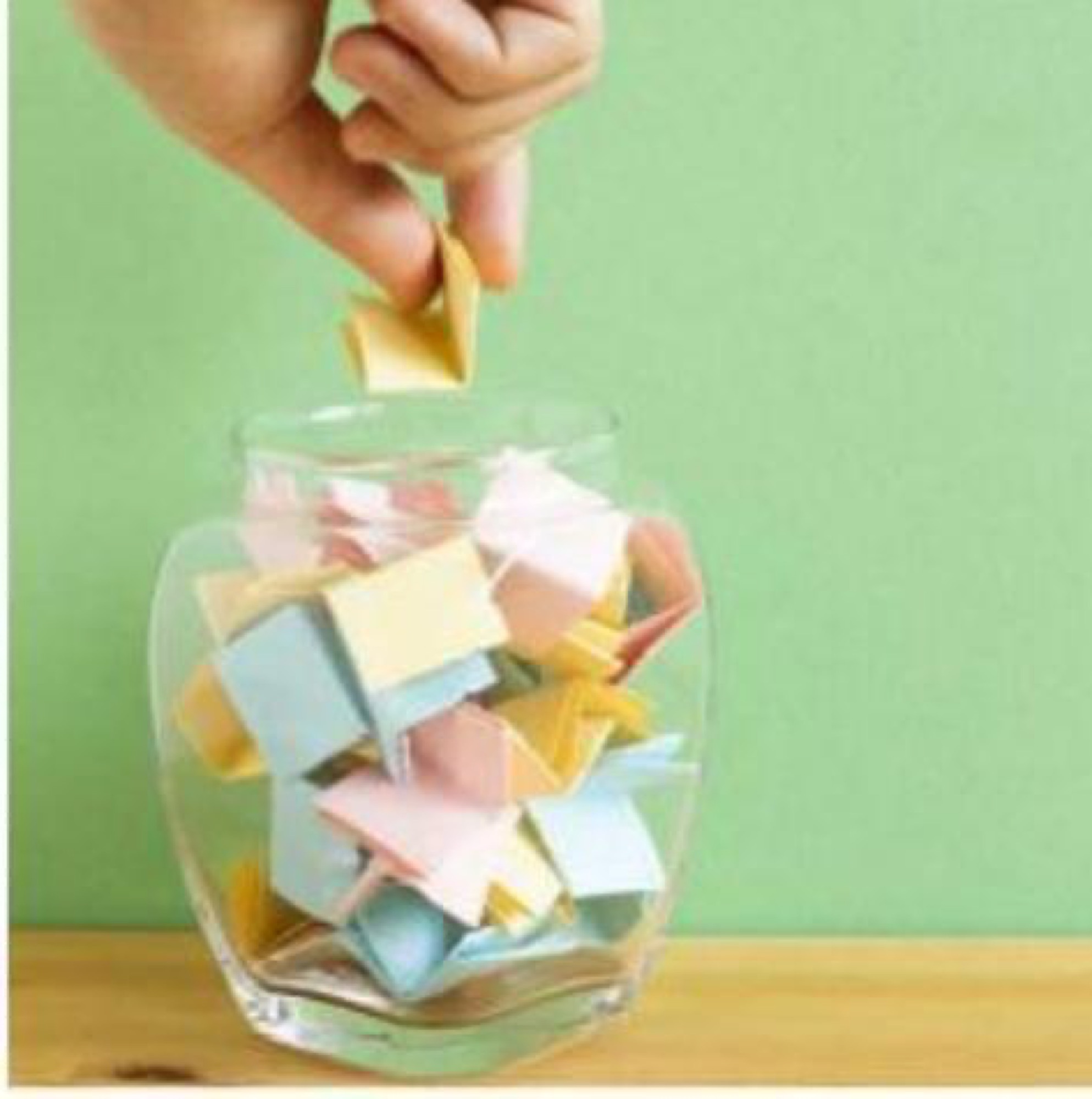 Jar of numbered cards